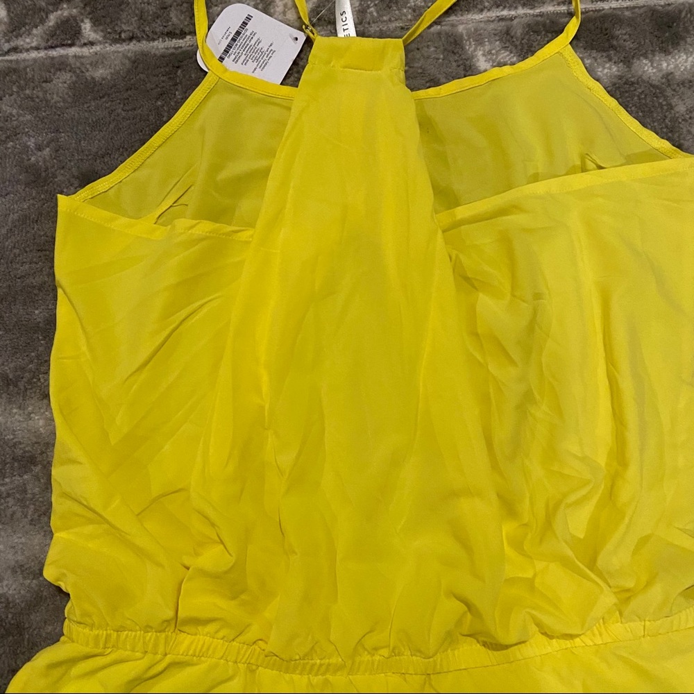 Yellow Fabletics Neema Romper - Picture 9 of 9
